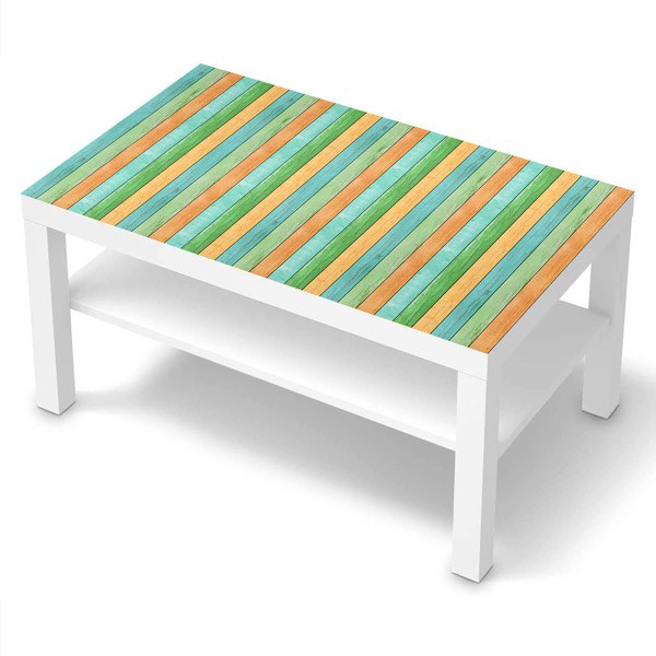 Adesivi Murali: Adesivo Ikea Lack Table Legno Pastello