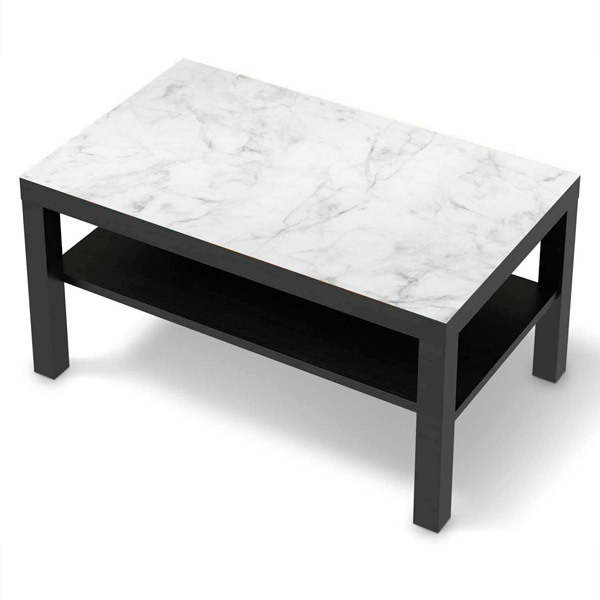 Adesivi Murali: Adesivo Ikea Lack Table Marmo Bianco
