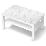 Adesivi Murali: Adesivo Ikea Lack Table Marmo Bianco 3