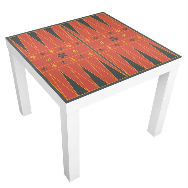 Adesivi Murali: Adesivo murale per Ikea Lack Backgammon