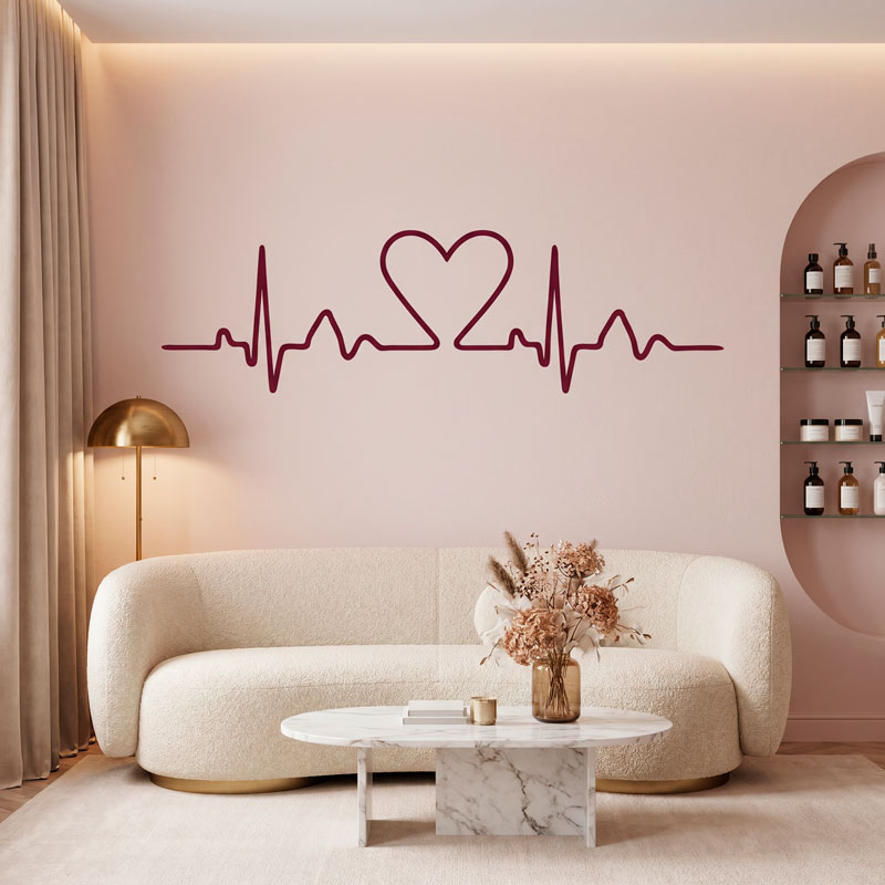 Testiere Letto elettrocardiogramma cuore 4/8