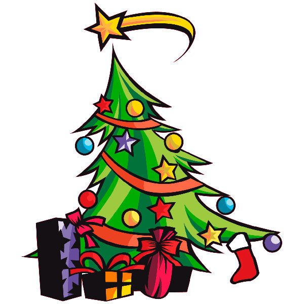 Adesivi Murali: Christmas tree