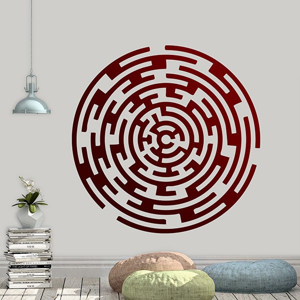 Adesivi Murali: Labirinto circolare