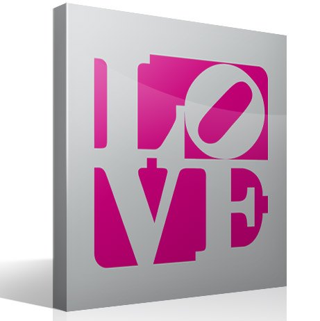 Adesivi Murali: Love Design