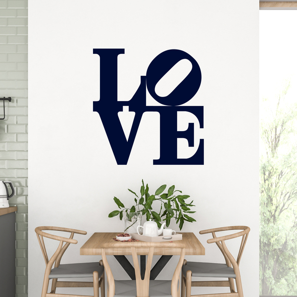 Adesivi Murali: Scritta LOVE