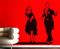 Adesivi Murali: Fred Astaire e Ginger Rogers 3