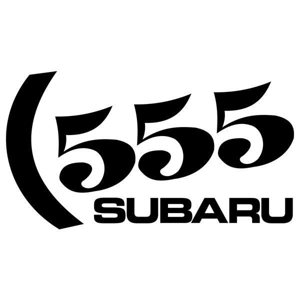 Adesivi per Auto e Moto: Subaru 555
