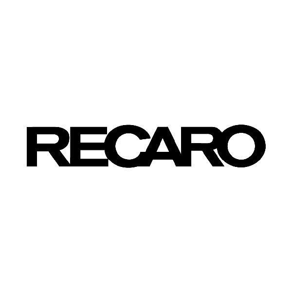 Adesivi per Auto e Moto: Recaro in Tipografia Bold