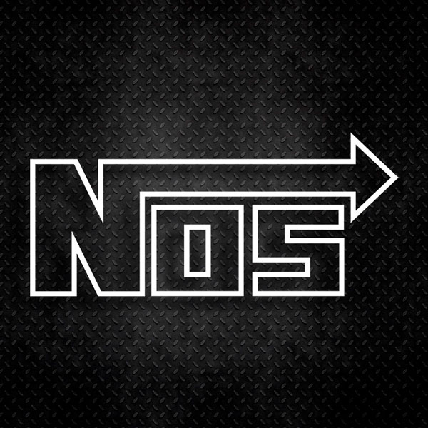 Adesivi per Auto e Moto: Nos con Freccia in Vuoto