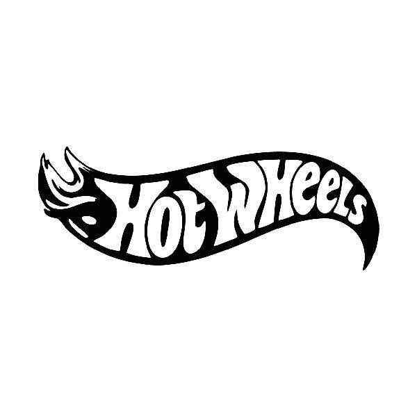 Adesivi per Auto e Moto: Logo Hot Wheels con Llama