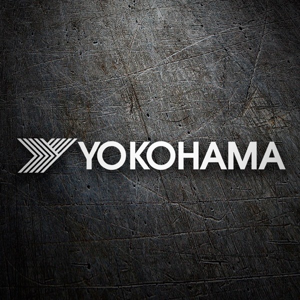 Adesivi per Auto e Moto: Logo Yokohama con Freccia