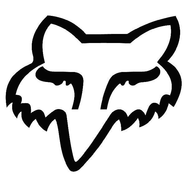 Adesivi per Auto e Moto: Logo Fox