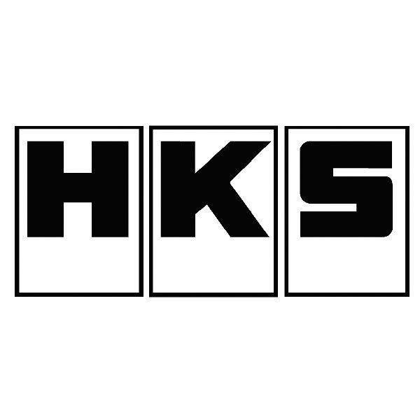Adesivi per Auto e Moto: HKS in Cornice Rettangolare