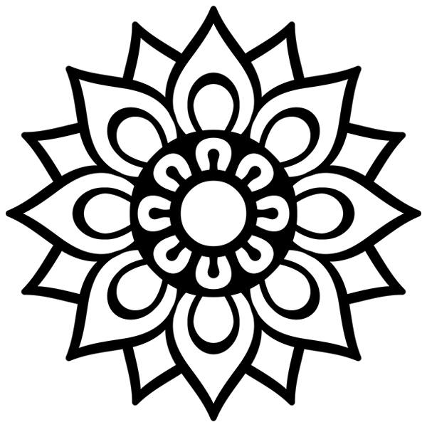 Adesivi Murali: Mandala semplice