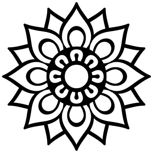 Adesivi Murali: Mandala semplice