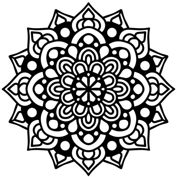 Adesivi Murali: Mandala buddista