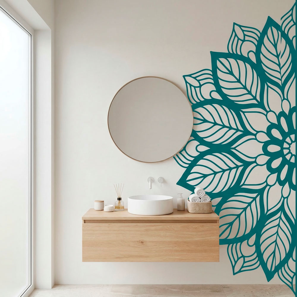 Adesivi Murali: Yantra Mezzo Mandala