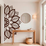 Adesivi Murali: Yantra Mezzo Mandala 8