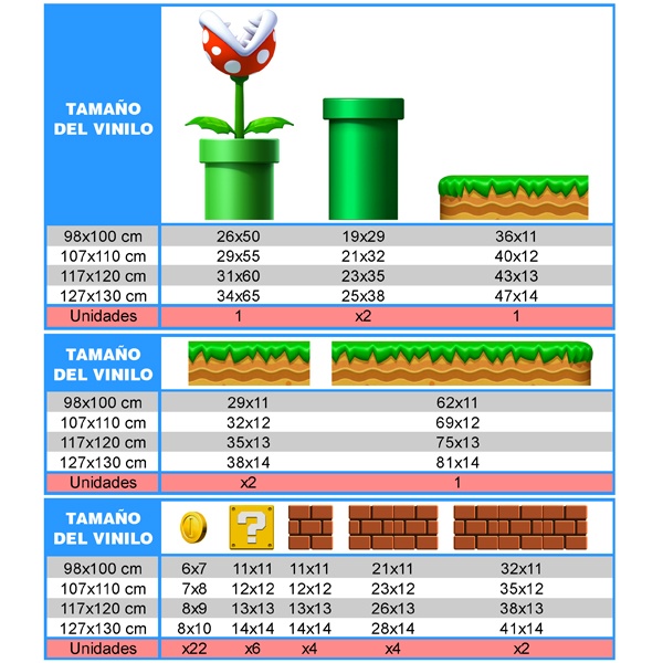 Adesivi per Bambini: Set 45X Mario Bros Crea il tuo Schermo