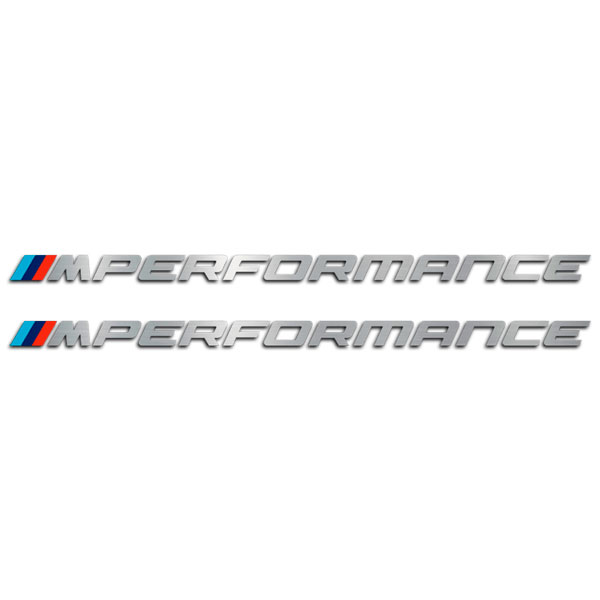 Adesivi per Auto e Moto: Set M Performance x2
