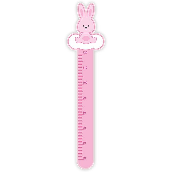 Adesivi per Bambini: Metro da Parete Coniglio rosa