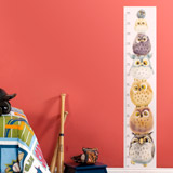 Adesivi per Bambini: Misuratore di gufi colorati 3