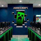 Adesivi Murali: Minecraft 3D 1 16