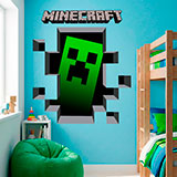 Adesivi Murali: Minecraft 3D 1 19