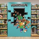 Adesivi Murali: Minecraft 3D 2 16
