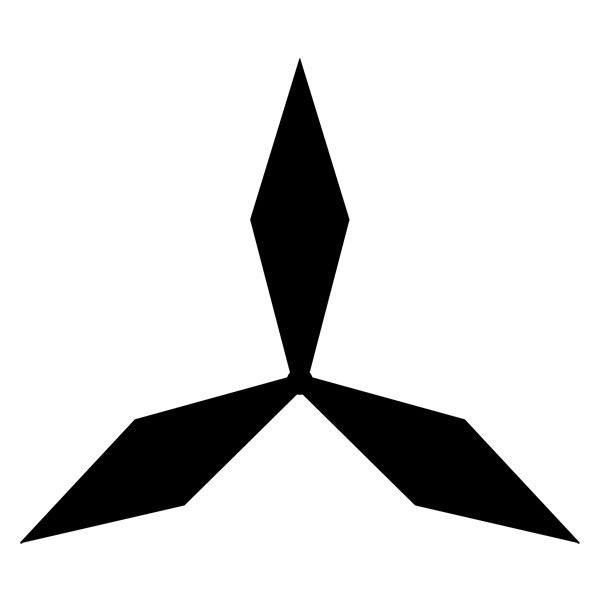 Adesivi per Auto e Moto: Mitsubishi logo 3