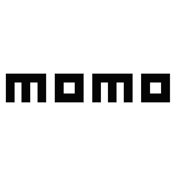 Adesivi per Auto e Moto: Momo con Lettere in Stile Minimalista