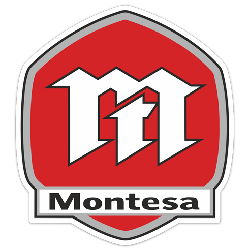 Adesivi per Auto e Moto: Logo Montesa 2