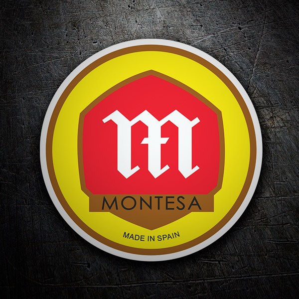 Adesivi per Auto e Moto: Logo Montesa rosso 1