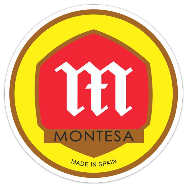 Adesivi per Auto e Moto: Logo Montesa rosso