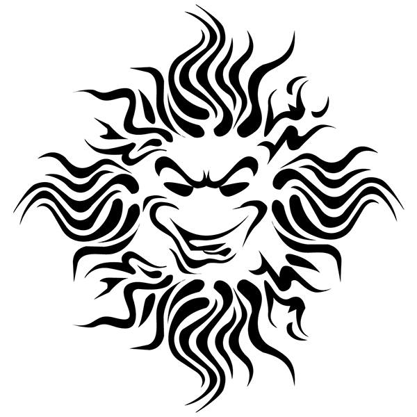 Adesivi per Auto e Moto: Silhouette di Leone in di Taglio