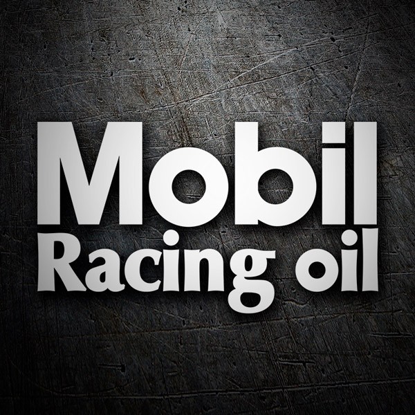 Adesivi per Auto e Moto: Mobil Racing Oil