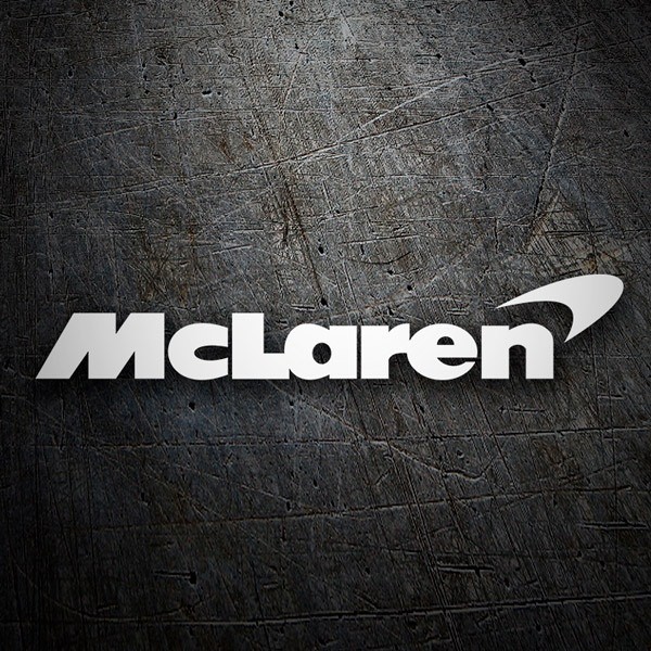 Adesivi per Auto e Moto: Logo McLaren con Tipografia Personalizzata