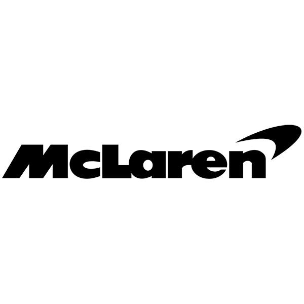 Adesivi per Auto e Moto: Logo McLaren con Tipografia Personalizzata