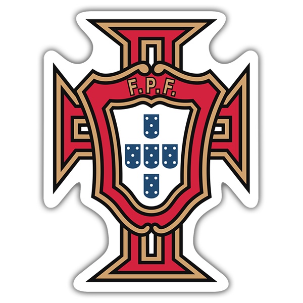 Adesivi per Auto e Moto: Portogallo - Calcio Shield