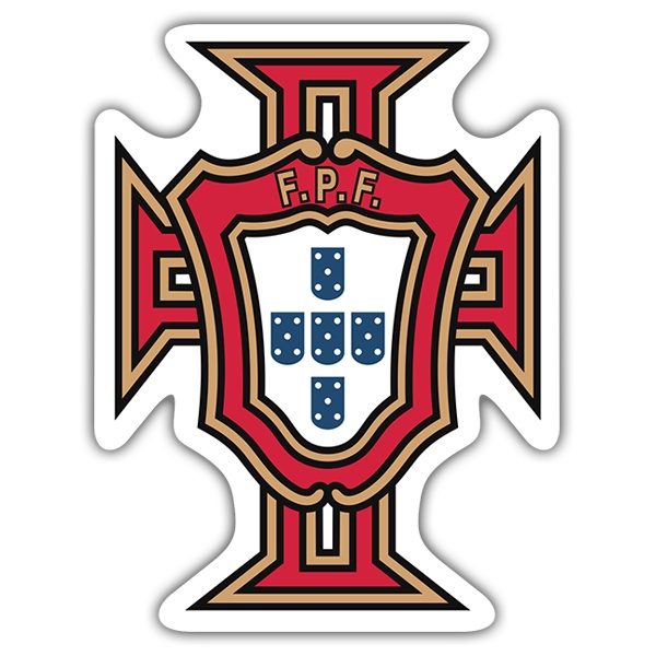 Adesivi per Auto e Moto: Portogallo - Calcio Shield