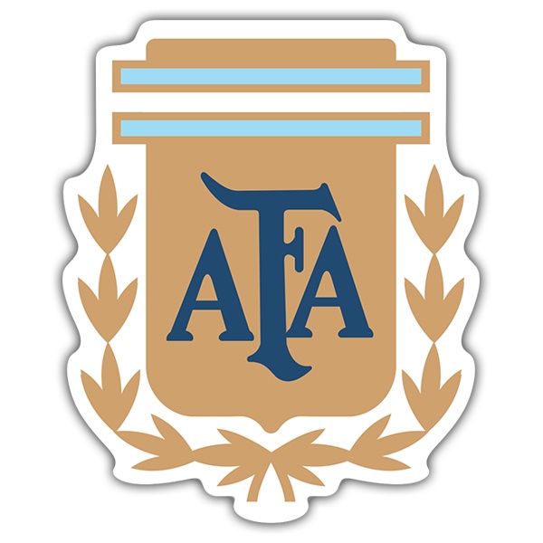 Adesivi per Auto e Moto: Argentina - Calcio Shield