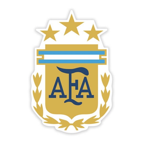 Adesivi per Auto e Moto: Argentina - Calcio Shield