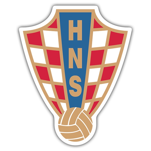 Adesivi per Auto e Moto: Croazia - Calcio Shield