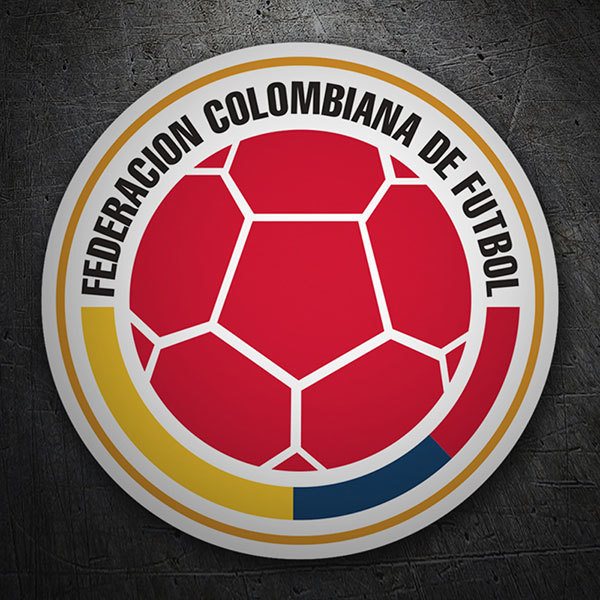 Adesivi per Auto e Moto: Colombia - Calcio Shield