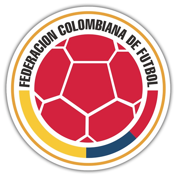 Adesivi per Auto e Moto: Colombia - Calcio Shield