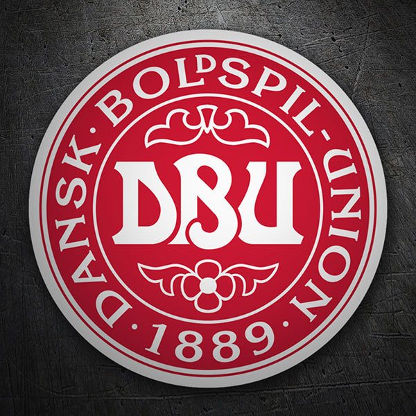 Adesivi per Auto e Moto: Danimarca - Calcio Shield