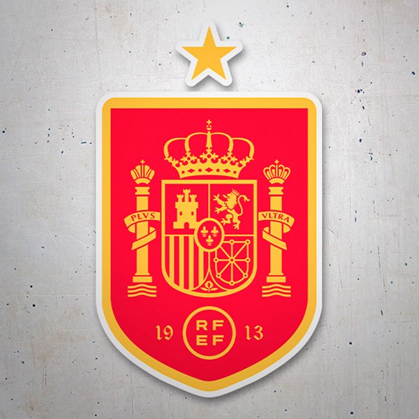 Adesivi per Auto e Moto: Spagna - Calcio Shield