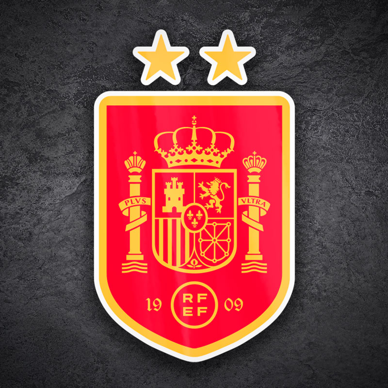 Adesivi per Auto e Moto: Spagna - Calcio Shield