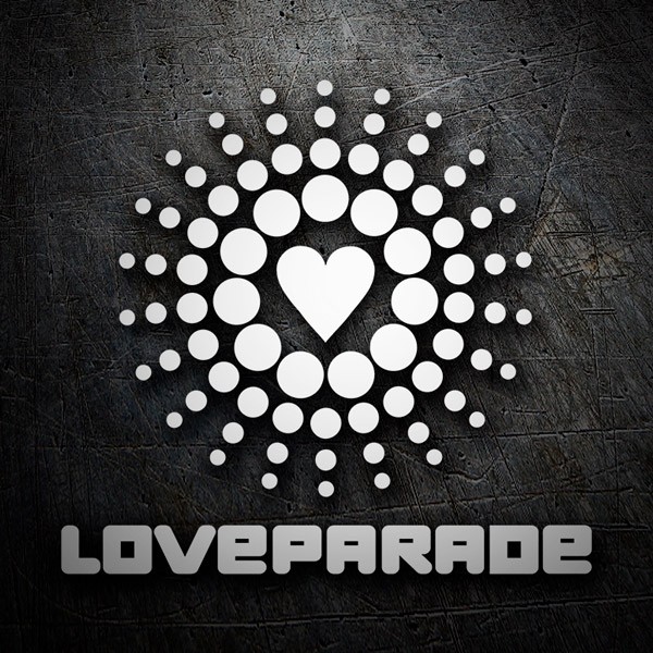 Adesivi per Auto e Moto: Love Parade