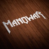 Adesivi per Auto e Moto: Logo Manowar con Tipografia Angular 2